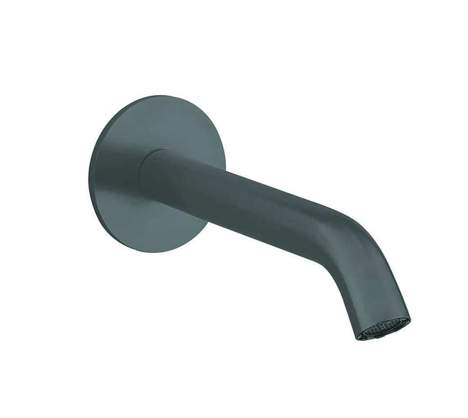 Crosswater 3ONE6 Bath Spout Wall Mounted Stainless Slate product image - Image 1