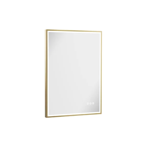 Crosswater MPRO Lit Mirror 500 x 700mm Brushed Brass