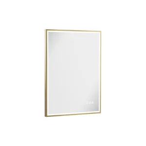 Crosswater MPRO Lit Mirror 500 x 700mm Brushed Brass