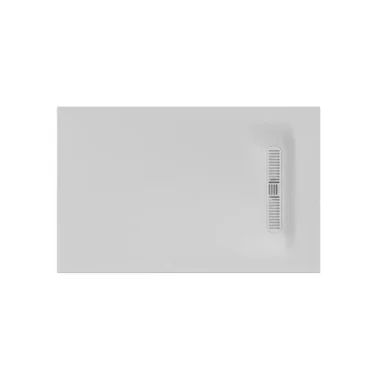 Crosswater Vito Rectangle Shower Tray 800 x 1700 25mm Matt White detail view - Image 2