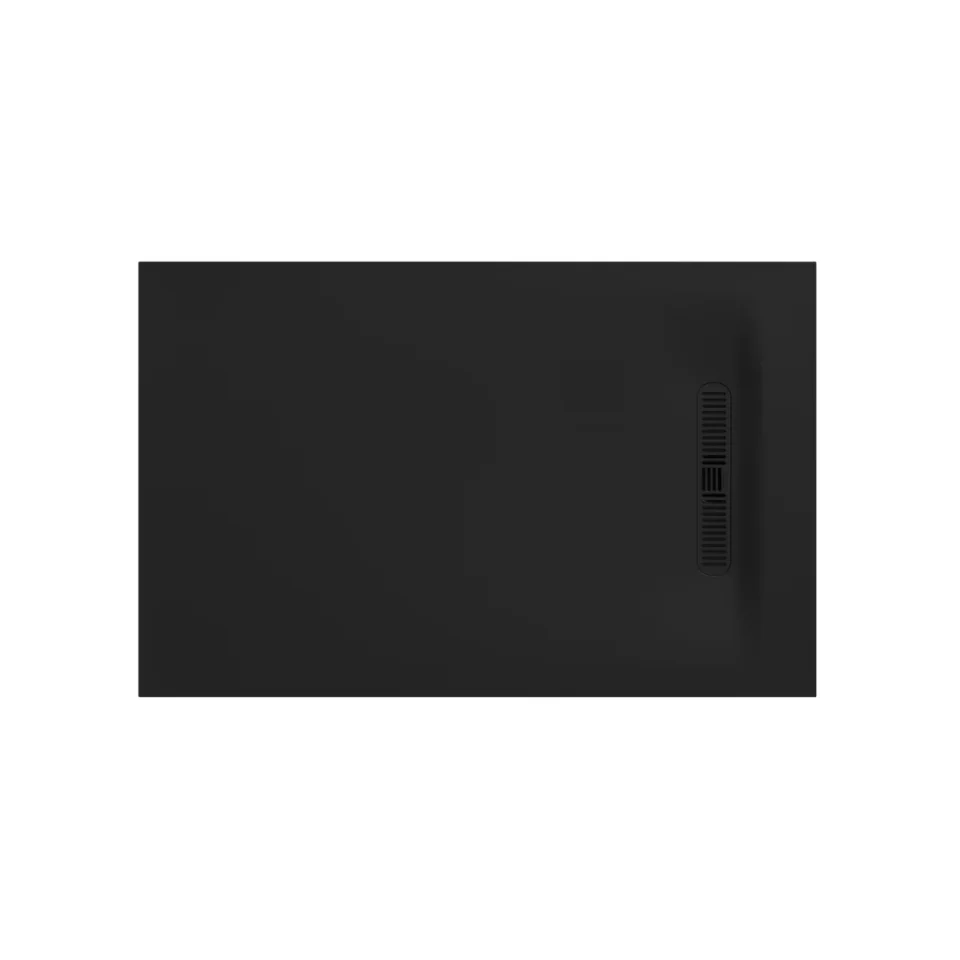 Crosswater Vito Rectangle Shower Tray 900 x 1400 25mm Matt Black product image - Image 1