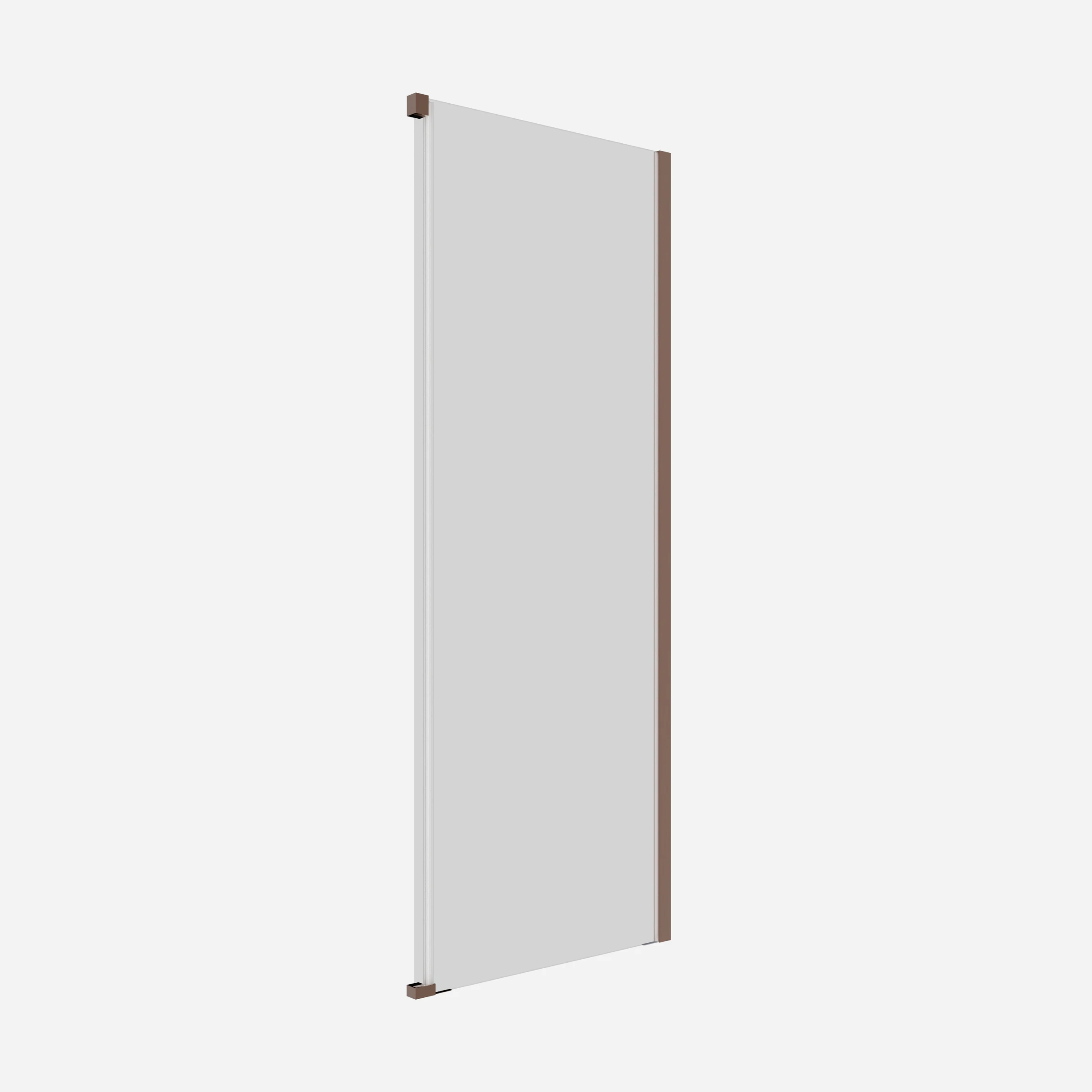 Crosswater Optix Side Panel 800 for Slider Brushed Bronze