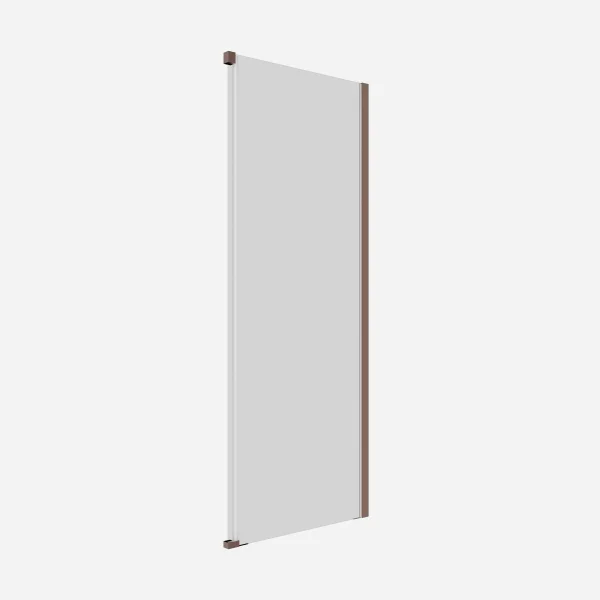 Crosswater Optix Side Panel 800 for Slider Brushed Bronze