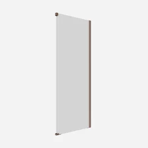 Crosswater Optix Side Panel 800 for Slider Brushed Bronze