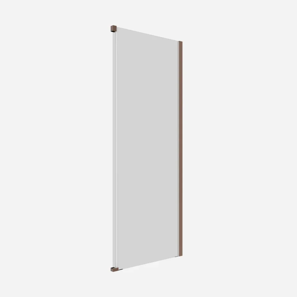 Crosswater Optix Side Panel 800 for Slider Brushed Bronze product image - Image 1