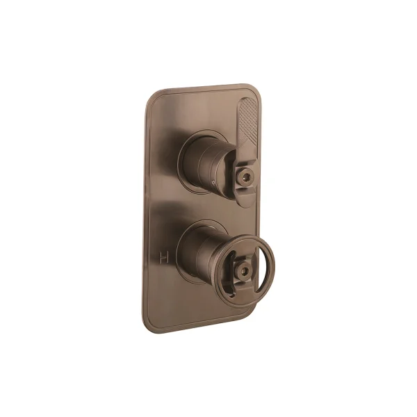 Crosswater Union 2 Handle Trimset (must be paired with WLBP1000R+ or WLBP1500R+) Brushed Black Chrome Lever