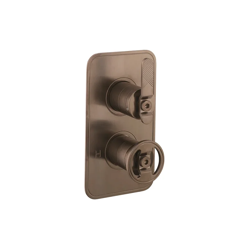Crosswater Union 2 Handle Trimset (must be paired with WLBP1000R+ or WLBP1500R+) Brushed Black Chrome Lever product image - Image 1