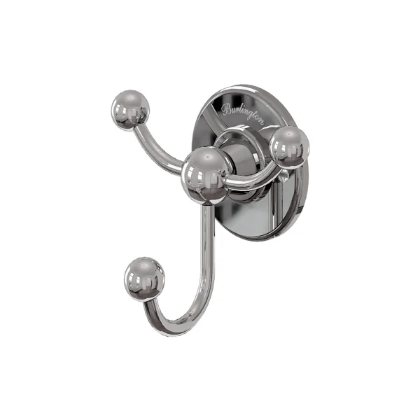 Burlington Triple Robe Hook Chrome