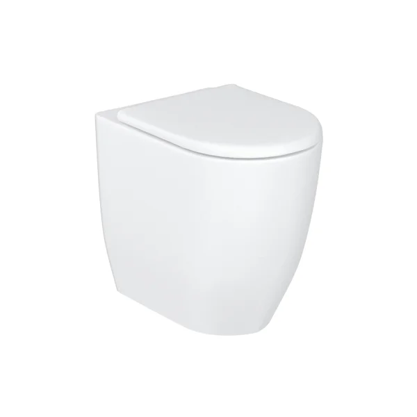 Britton Milan Rimless Back To Wall Wc & Seat Gloss White