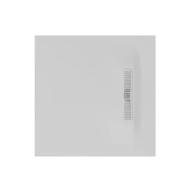 Crosswater Vito Square Shower Tray 900 25mm Matt White detail view - Image 2