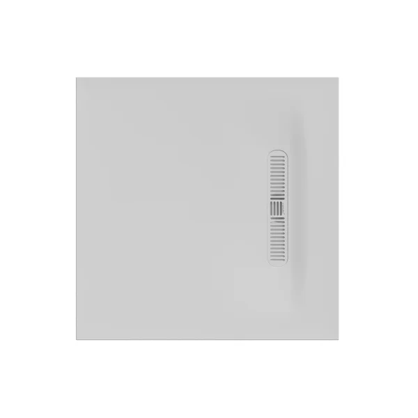 Crosswater Vito Square Shower Tray 900 25mm Matt White