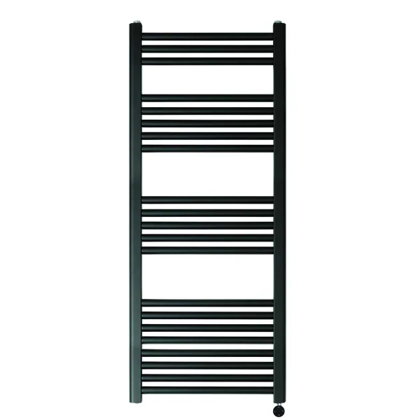 Just Taps Vos 1200x500mm Electric Tower Radiator With Thermostat Heating Element