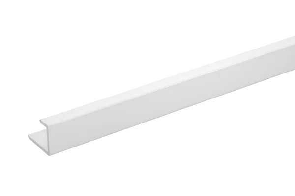 Burlington Aluminium Extrusion End Cap 11mm 2450mm White