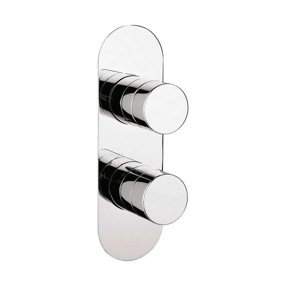 Crosswater Central 1000 Thermostatic Shower Back Plate Chrome