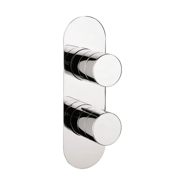 Crosswater Central 1000 Thermostatic Shower Back Plate Chrome