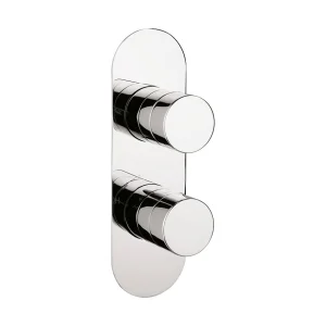 Crosswater Central 1000 Thermostatic Shower Back Plate Chrome