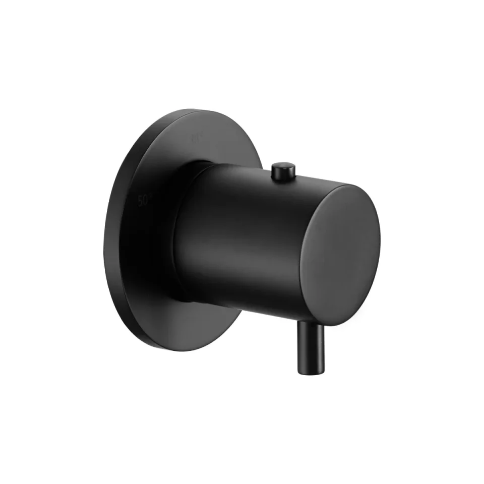Just Taps Thermostat For Douche Matt Black product image - Image 1