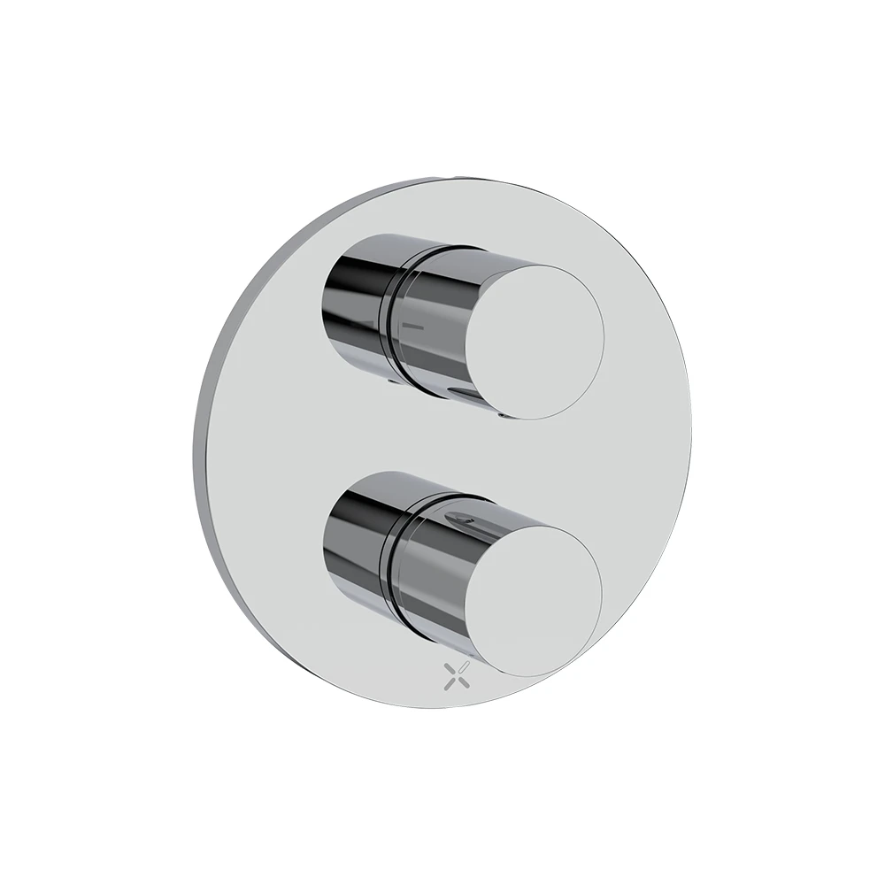Crosswater Crossbox Lazo 1 Outlet Trim & Levers Chrome