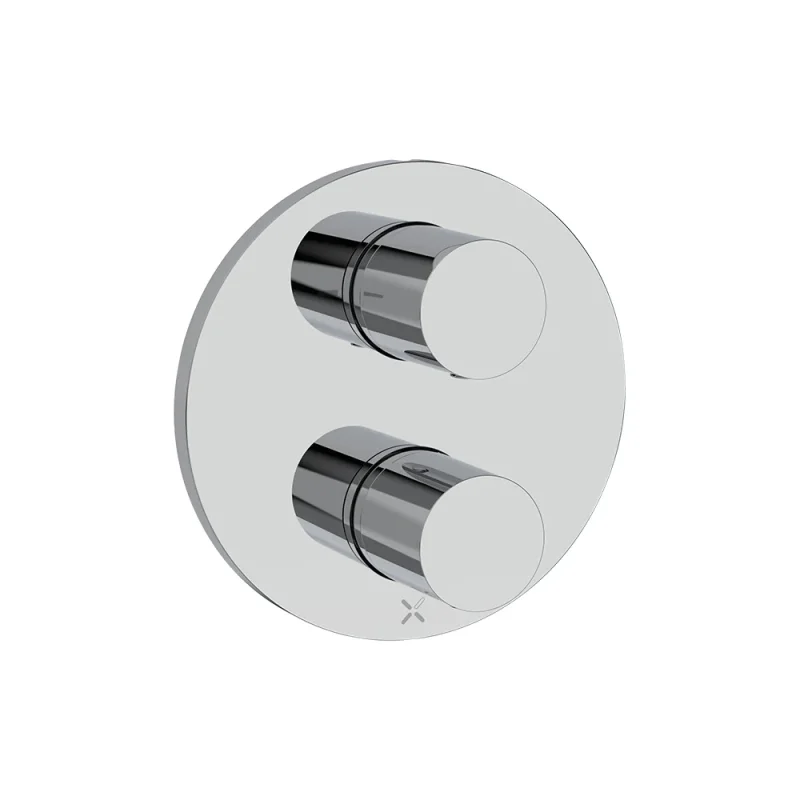 Crosswater Crossbox Lazo 1 Outlet Trim & Levers Chrome product image - Image 1