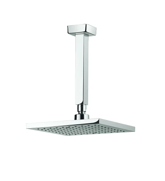 Crosswater Planet Square Fixed Head 200mm Chrome