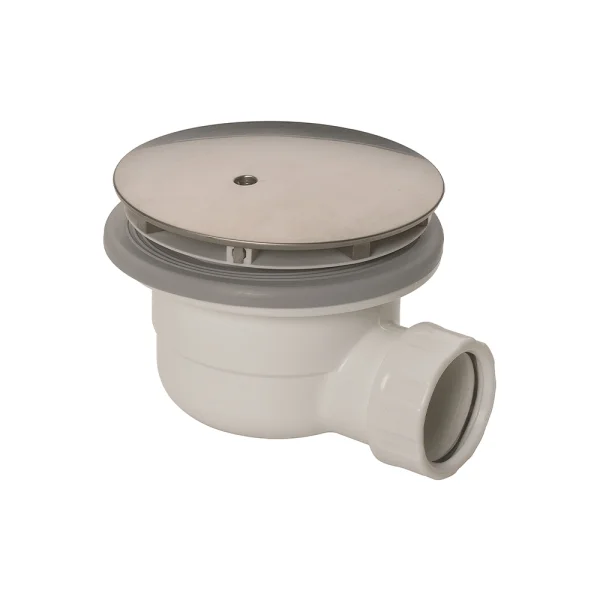 Crosswater High Flow Shower Waste Brushed Nickel