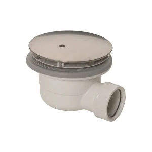 Crosswater High Flow Shower Waste Brushed Nickel