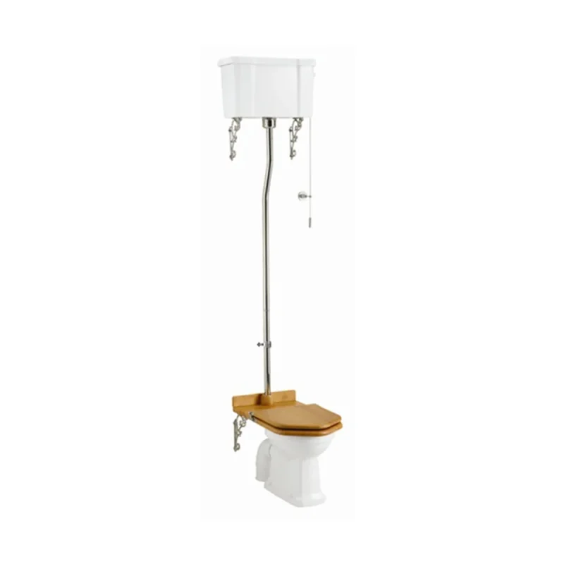 Burlington High Level Flush Pipe Kit Chrome product image - Image 1