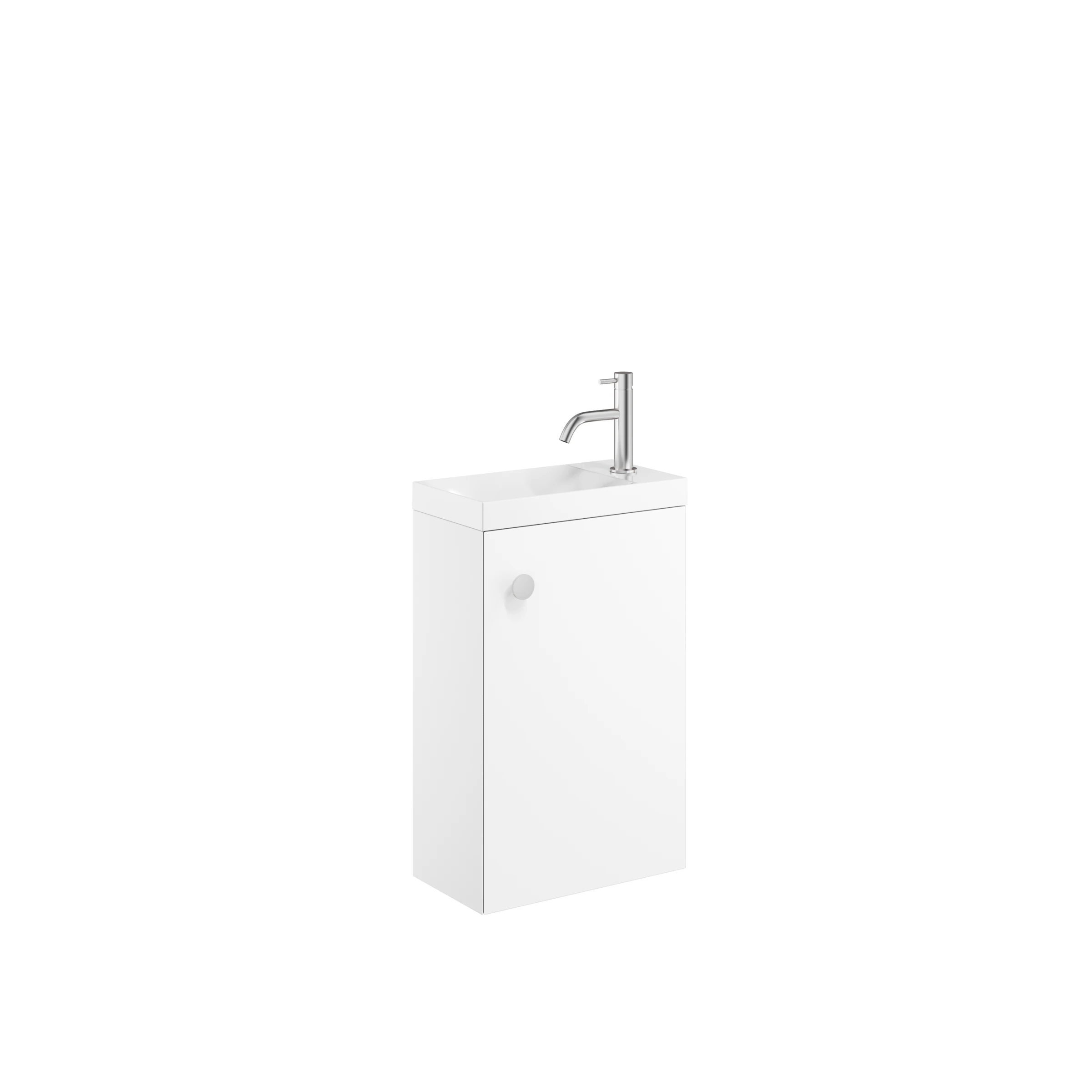 Crosswater Alo Cloakroom Unit 400 x 220mm Matt White
