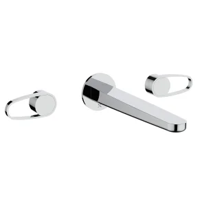 Crosswater Lazo Basin 3 Hole Set Trim Chrome