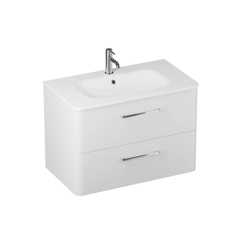 Britton Camberwell Unit 800mm Frosted White