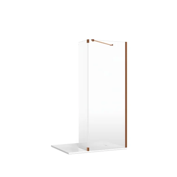 Crosswater Gallery Glass Glass Bracket Brushed Bronze