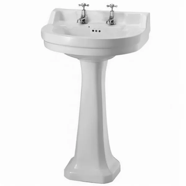 Burlington Edwardian Round Basin 560mm 2th product image - Image 1