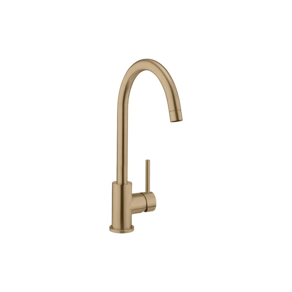 Crosswater MPRO Side Lever Kitchen Mix Brushed Brass