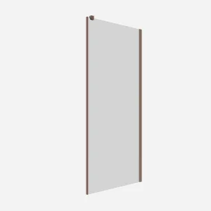 Crosswater Optix Side Panel for Pivot Inline 900 Brushed Bronze