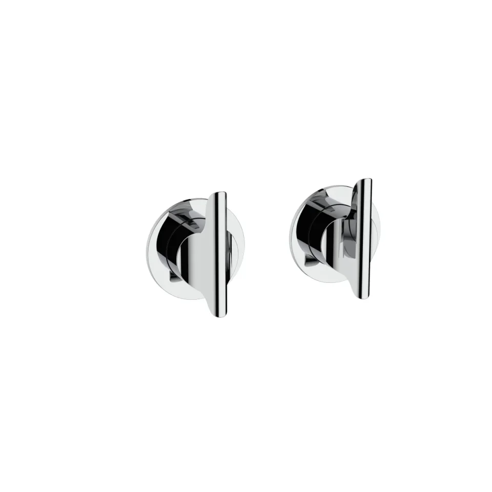 Crosswater Module Foile 2 Handle Set Chrome product image - Image 1