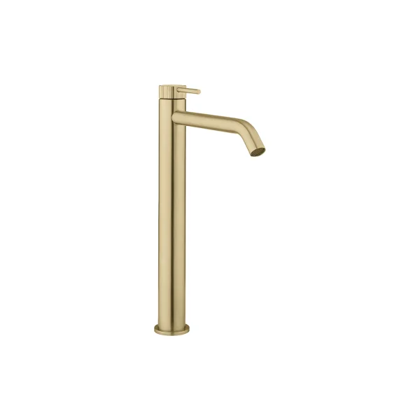 Crosswater 3ONE6 Tall Basin Mono Stainless Brushed Brass Effect