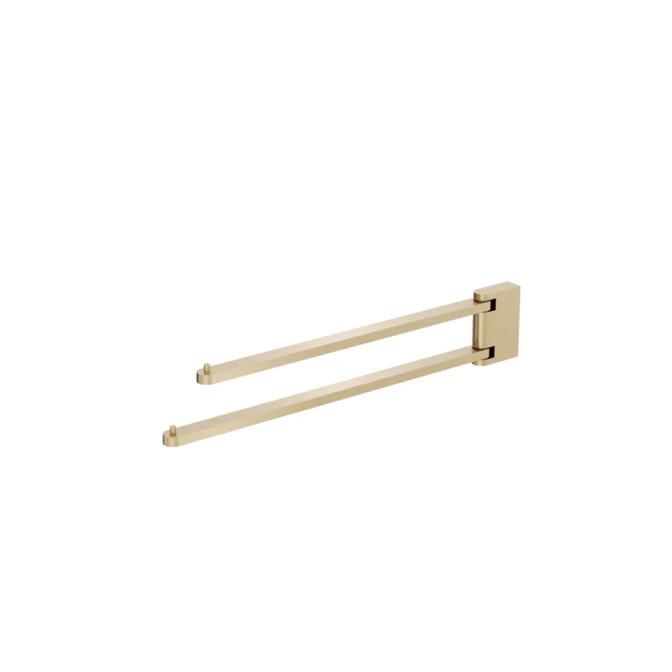 Crosswater MPRO 2 Swivel Towel Rail Brushed Brass product image - Image 1