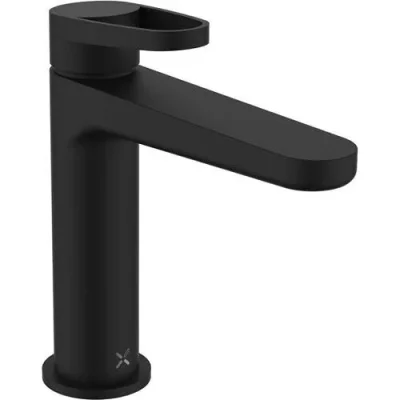 Crosswater Lazo Basin Monobloc Matt Black detail view - Image 2