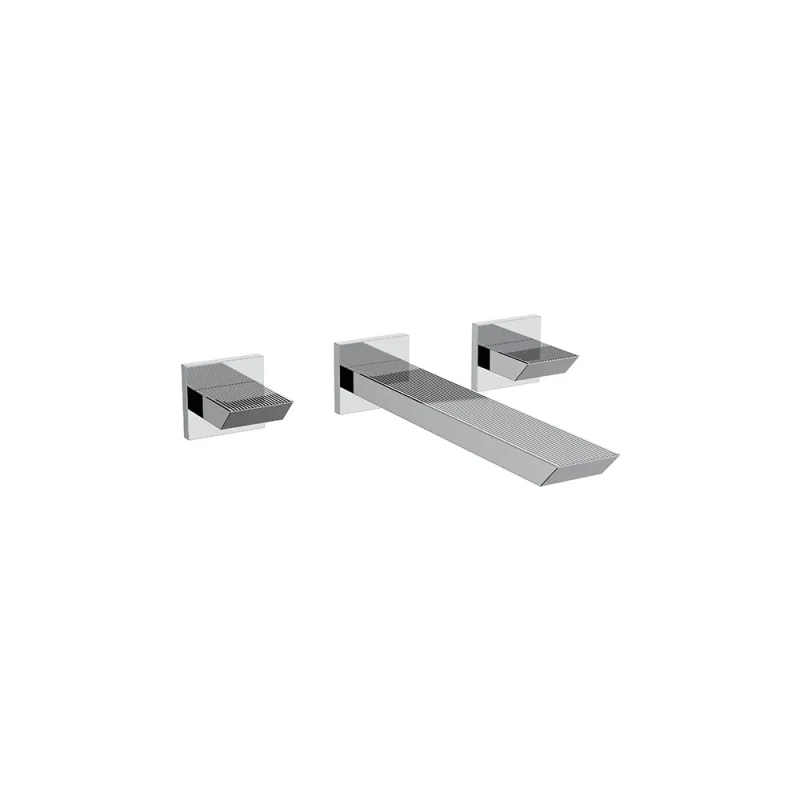 Crosswater Limit 3 Hole Basin Set Chrome product image - Image 1