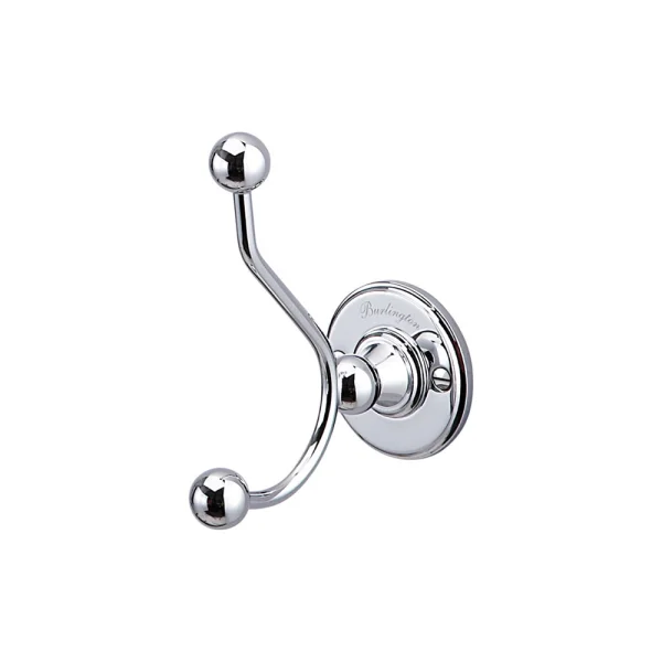 Burlington Double Robe Hook Chrome