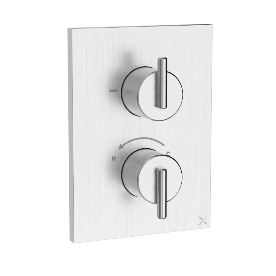 Crosswater Crossbox 3ONE6 Lever 1 Outlet Trim & Levers Stainless Steel detail view - Image 2