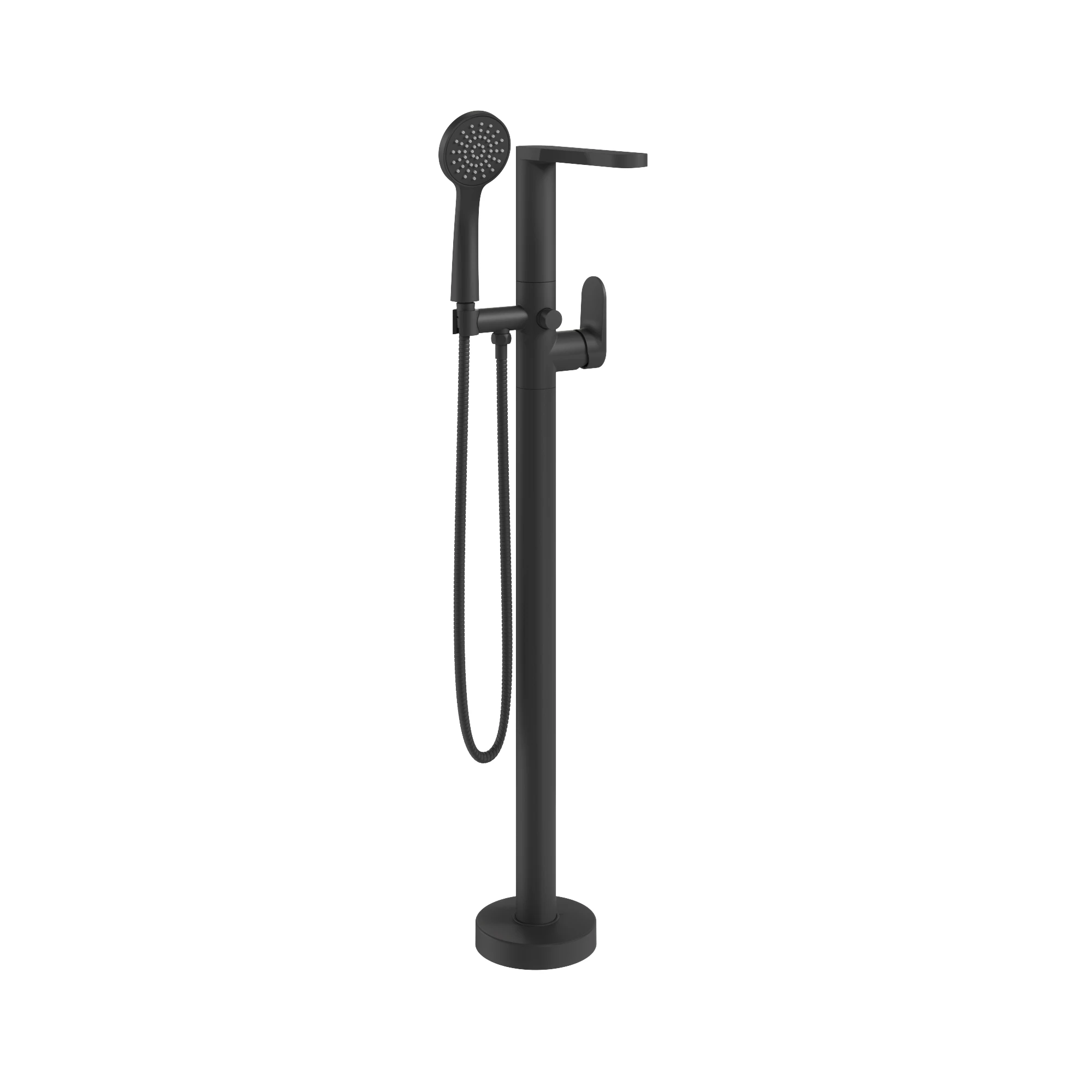 Crosswater Drift Bath Shower Mixer Floor Standing Matt Black