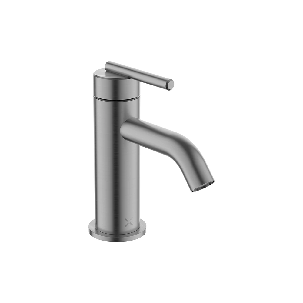 Crosswater 3ONE6 Lever Basin Mini Mono Stainless Slate