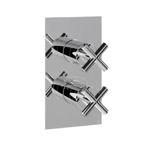 Crosswater MPRO Crosshead 2 Handle Trimset (must be paired with WLBP1000RC+ or WLBP1500RC_V2) Chrome