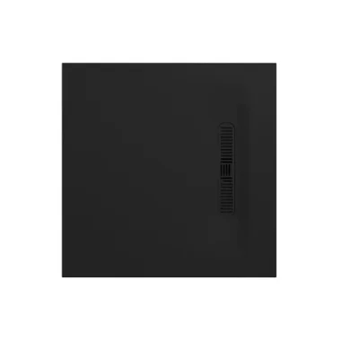 Crosswater Vito Square Shower Tray 900 25mm Matt Black detail view - Image 2