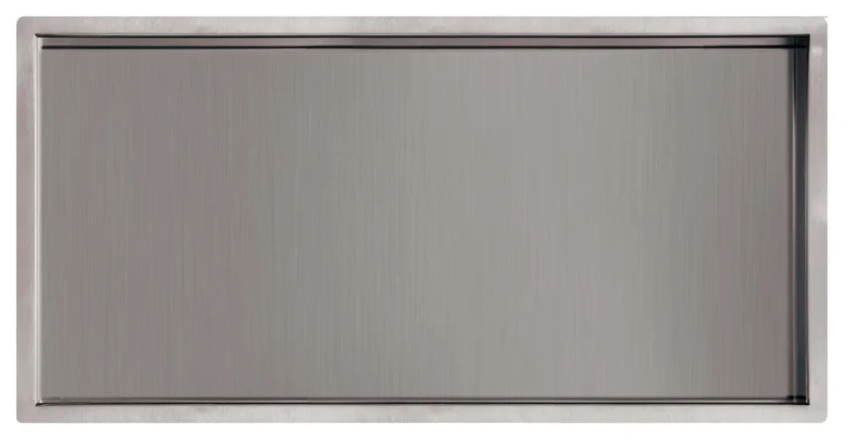 Just Taps Stainless Steel Shower Niche 600X300 product image - Image 1