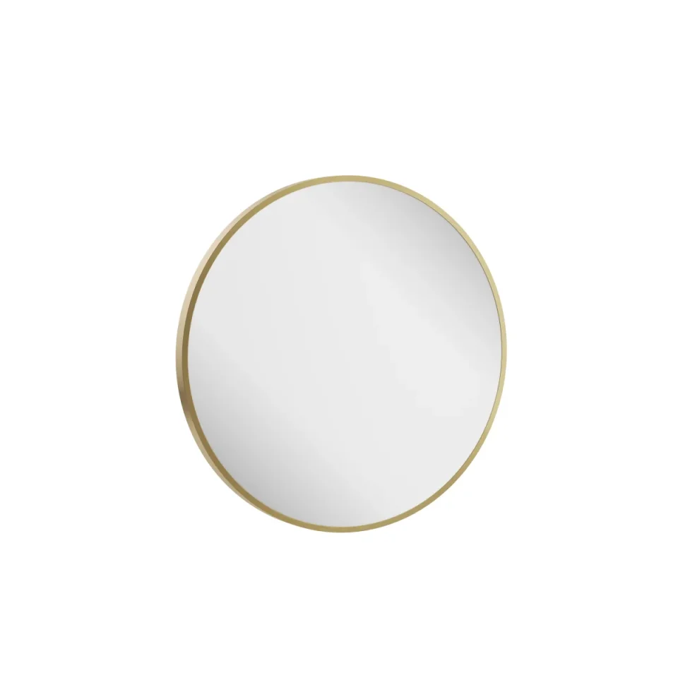 Crosswater Infinity Non-Illuminated Mirror 600 Brushed Brass product image - Image 1