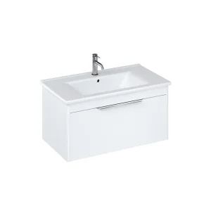 Britton Shoreditch Single Drawer Unit 850mm Matt White