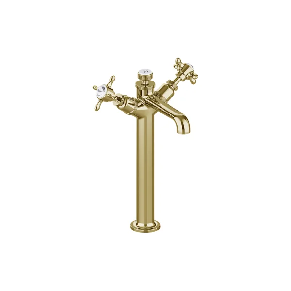 Burlington Guild Basin Tall Mono Deck Mounted Gold