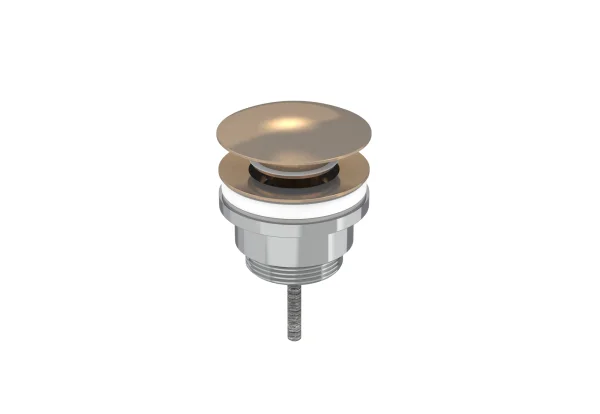 Saneux Universal Basin Waste, Slotted & Unslotted - Brushed Bronze